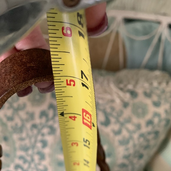 Boho Floral Painted Woven Leather Handbag #Boho #Vintage hippie - Picture 8 of 10